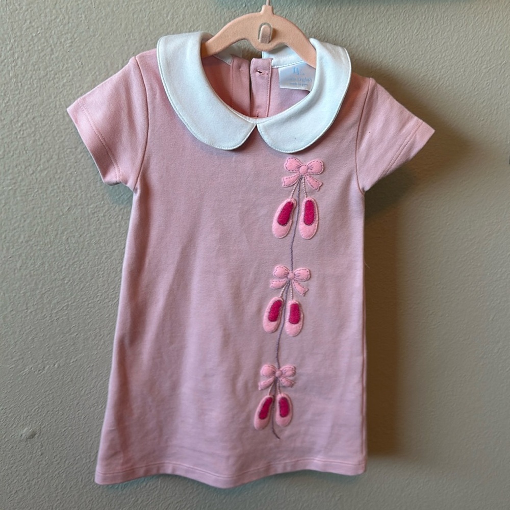 Little English Ballet Dress with Peter Pan collar